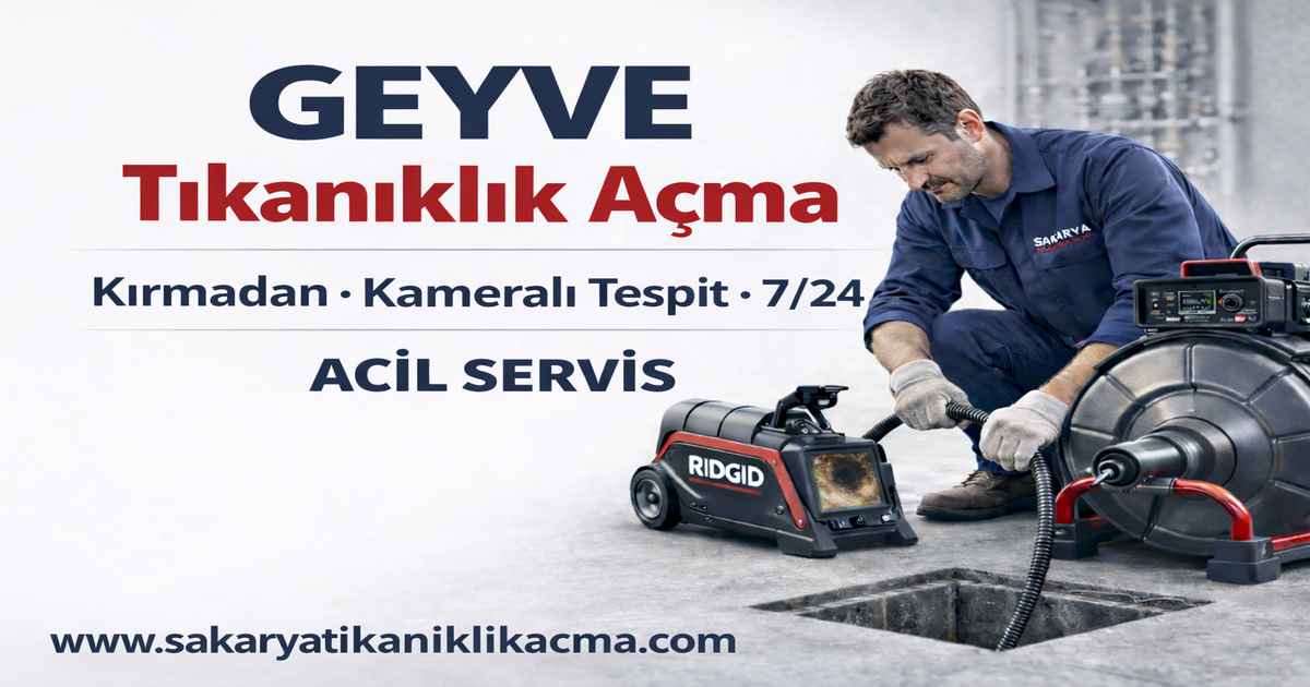 Geyve Tıkanıklık Açma