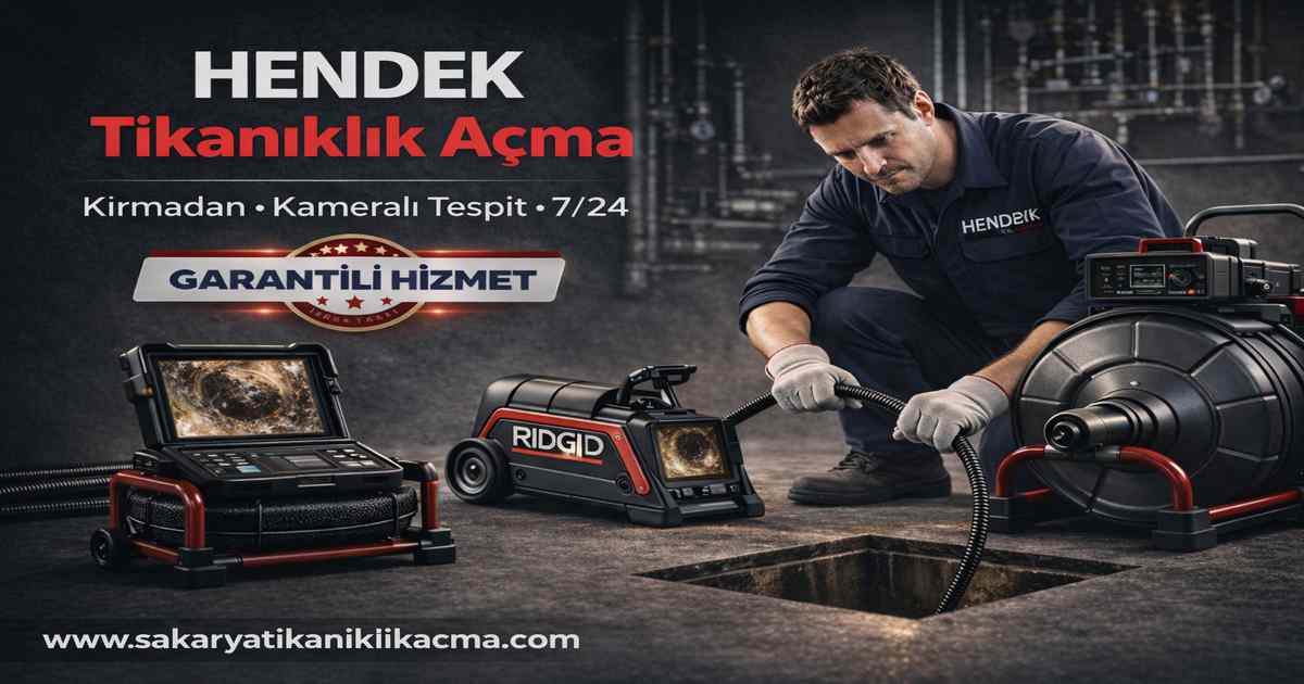 Hendek Tıkanık Açma