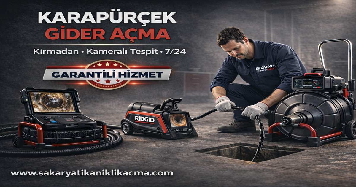 Karapürçek Gider Açma