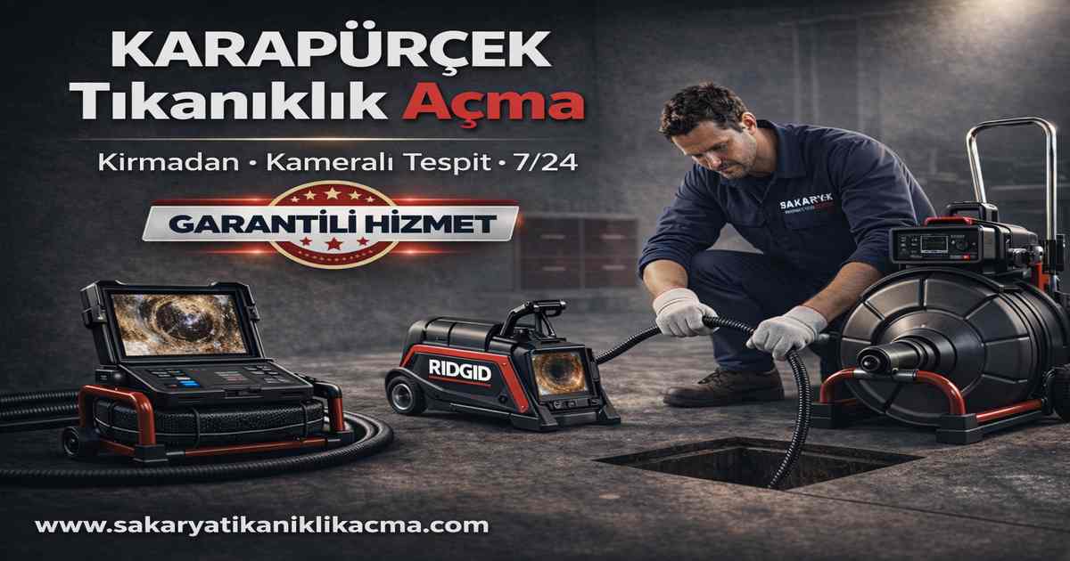 Karapürçek Tıkanıklık Açma